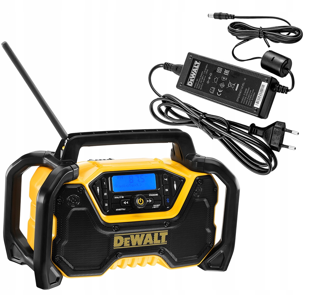 

Radio budowlane Li-Ion aku Dewalt DCR029 +zasilacz
