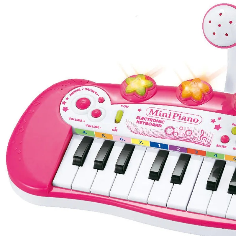 INTERAKTYWNE PIANINKO ORGANY Z MIKROFONEM ŚWIATŁO MELODIE Bohater Inny