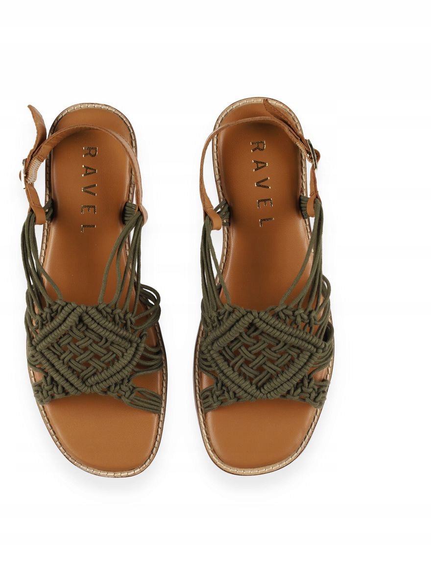 Ravel Ploché Sandály Z Tkaniny Elrig 40