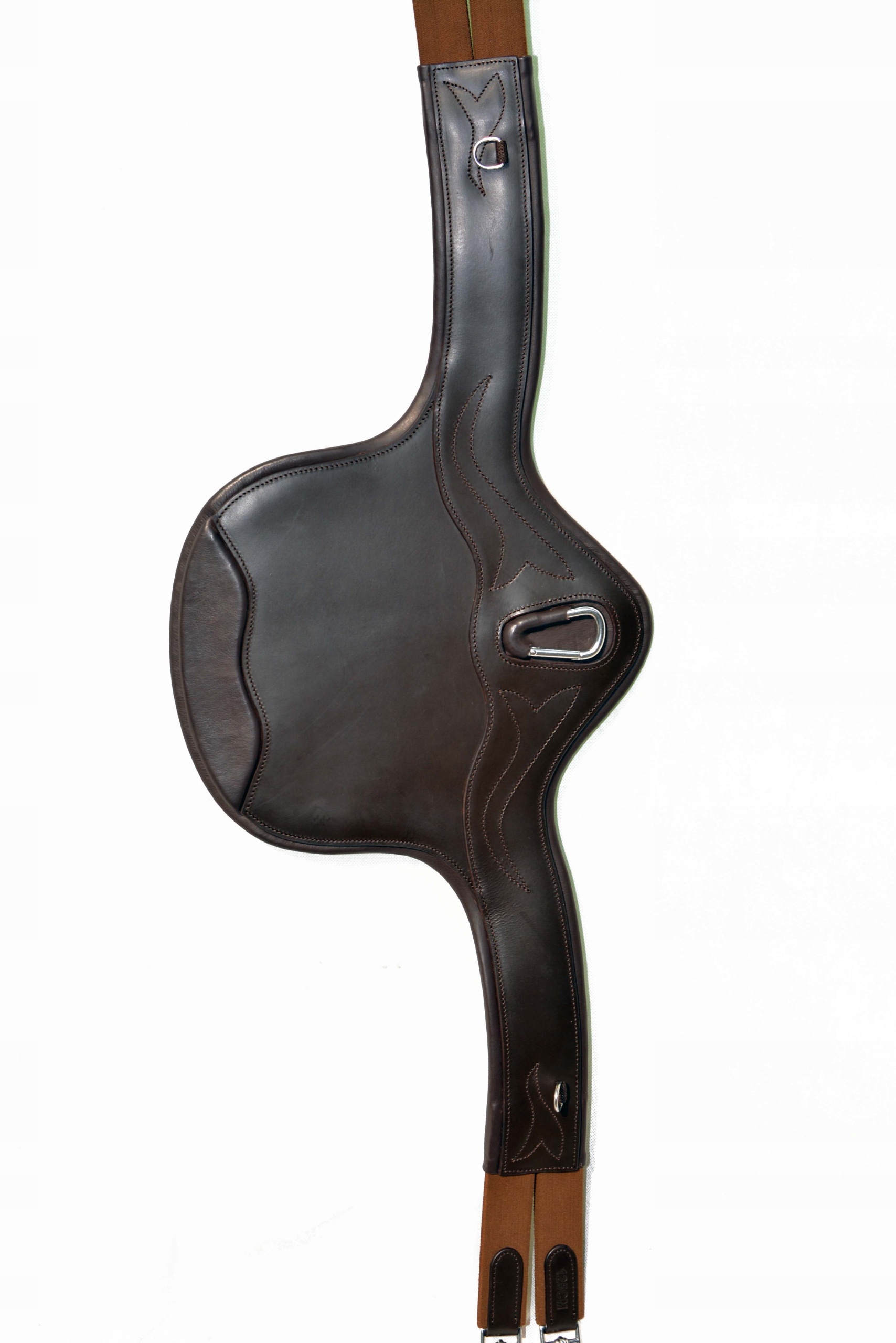 Popręg Z Fartuchem Skórzany Z Gumami 125CM