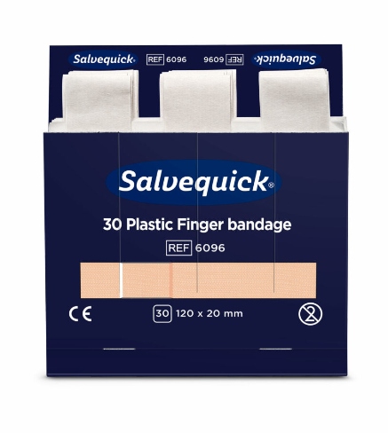 PLASTRY OPATRUNKOWE 30 SZT. PLASTIKOWE DŁUGIE CEDERROTH SALVEQUICK 6096