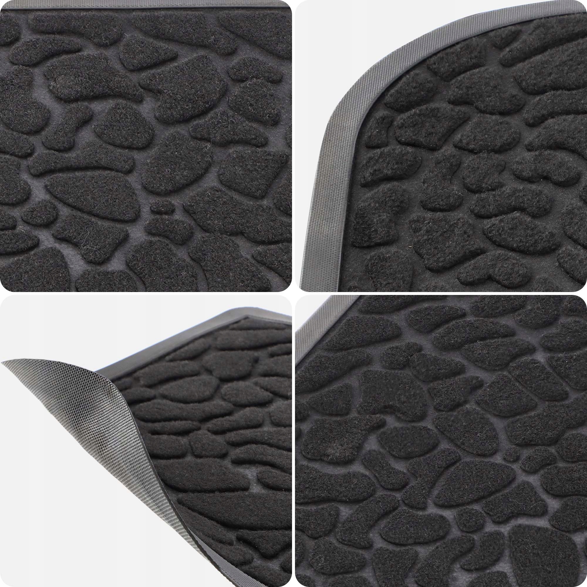 WYCIERACZKA POD DRZWI WEJŚCIOWA ZEWNĘTRZNA DO BUTÓW GUMOWA PÓŁOKRĄGŁA 60x40 Rodzaj gotowa