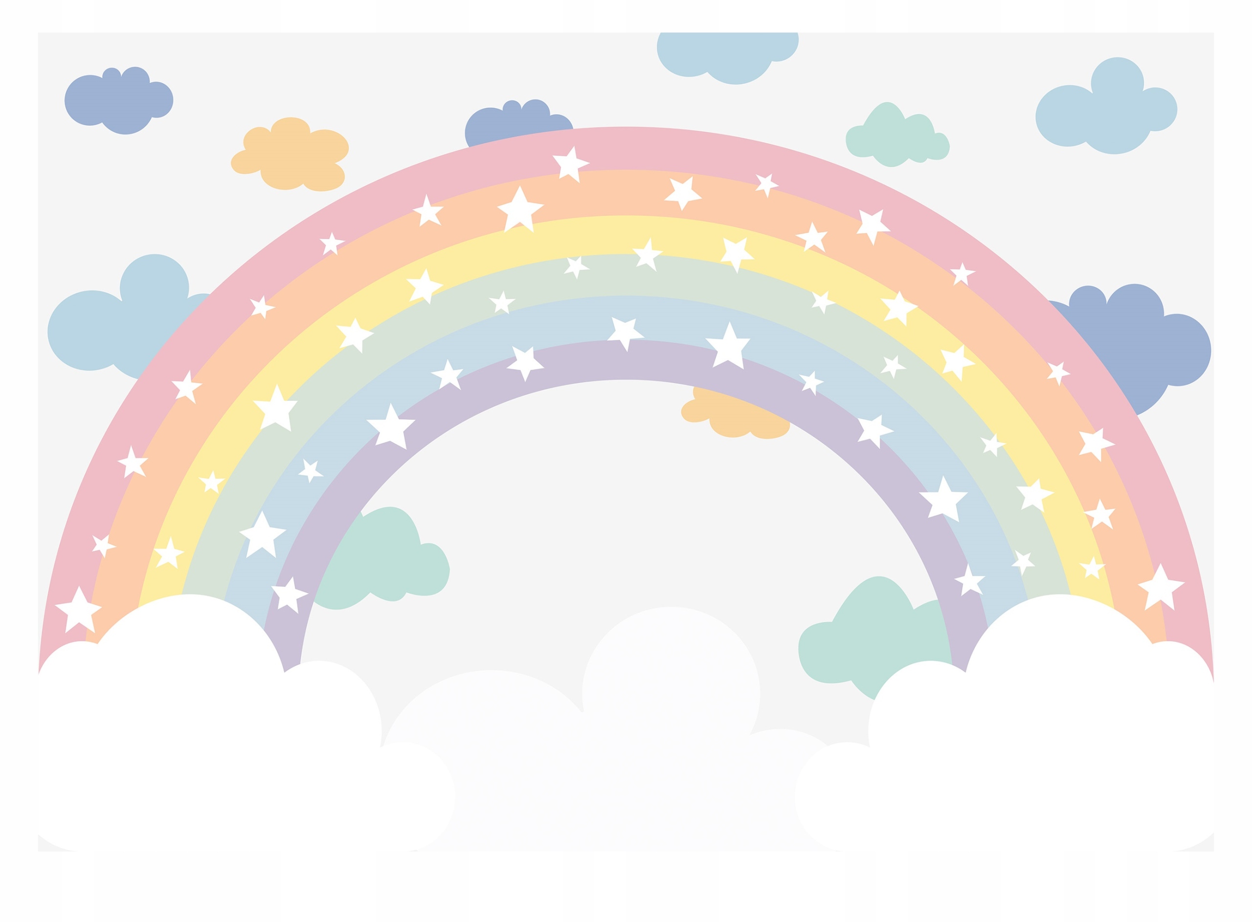 Fototapeta Duha Mraku pro dívku 254x184