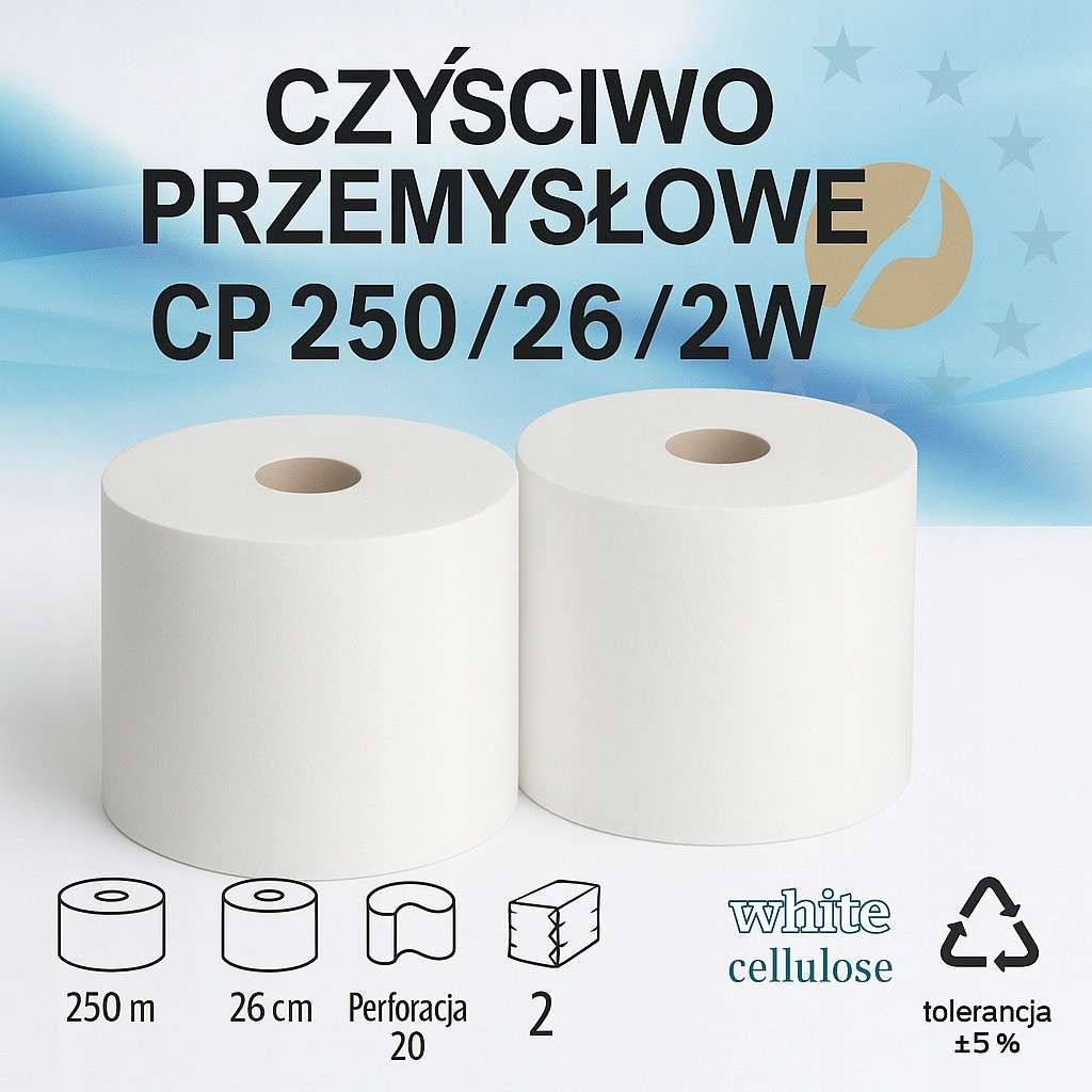 Levně Papírový Ručník V Roli 2 Role Po 250 Metrech Role 2ks 100% Celulóza