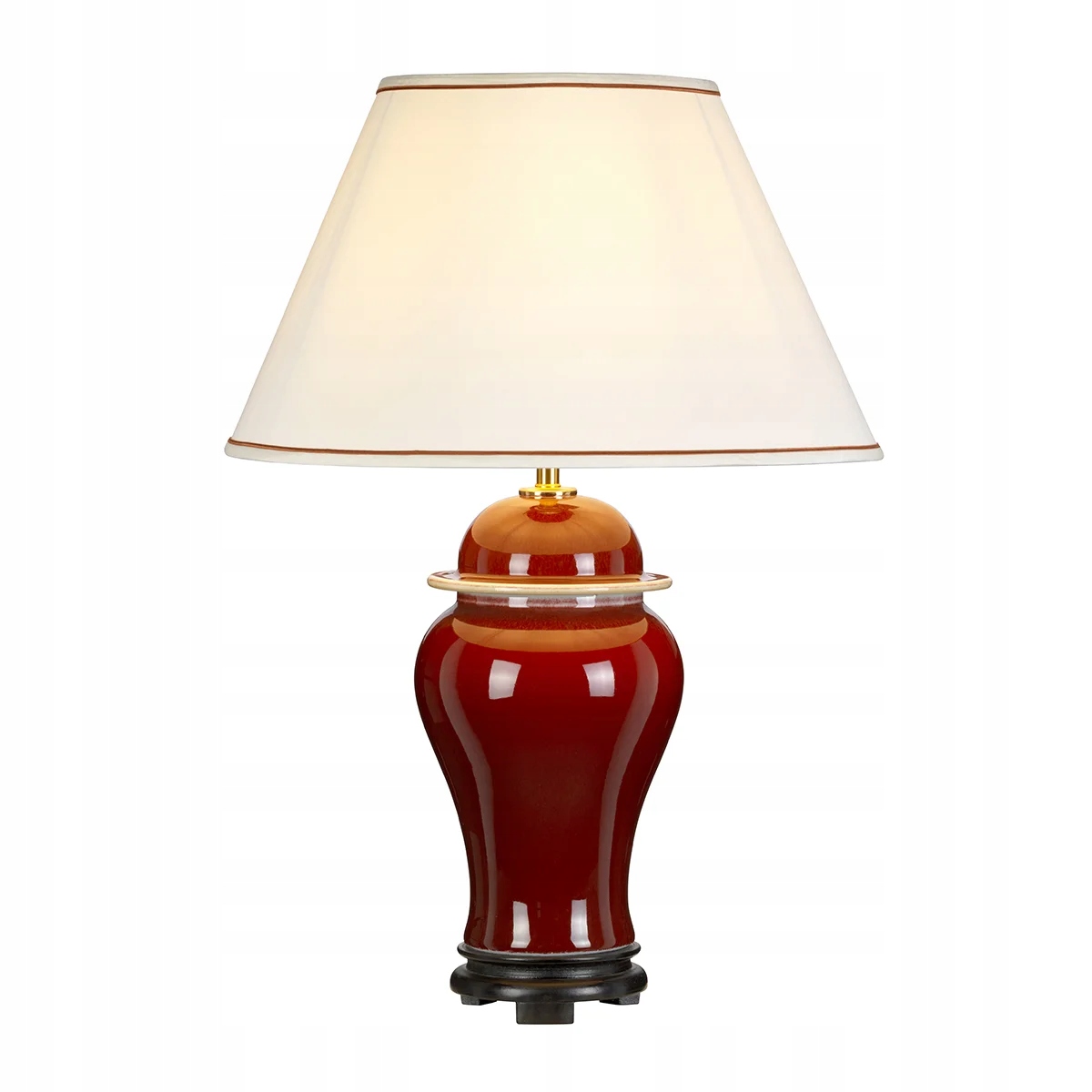 Keramická stolová lampa červená modern Oxblood E27 60W Designer's Lightbo