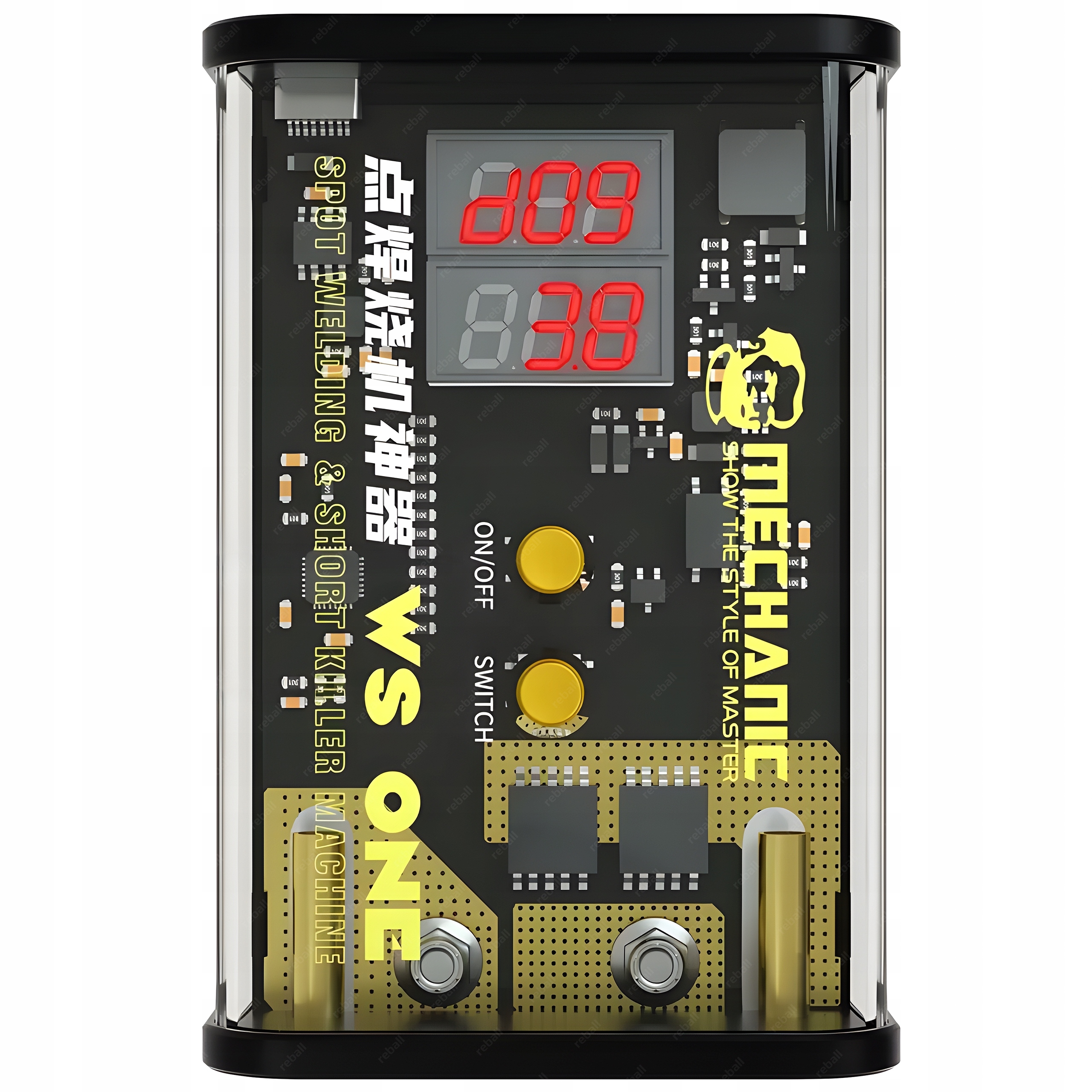 Bodová Mini Svářečka Článků Detektor Zkratů Mechanic Ws One Short Killer