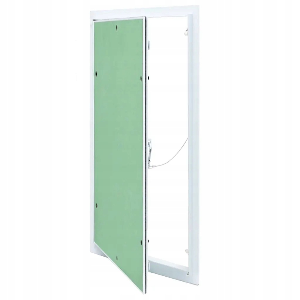 vidaXL Přístupový panel Zelená a stříbrná 35 x 55 cm