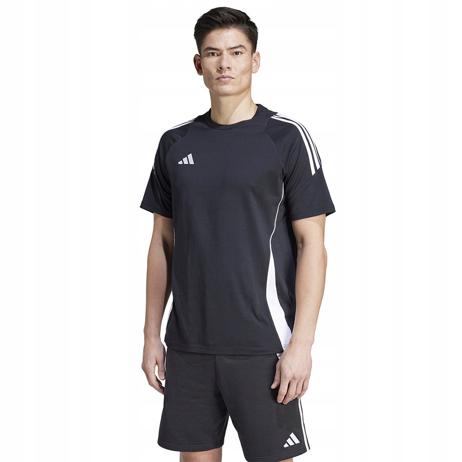Koszulka Bawełniana Adidas Tiro 24 Sweat Tee IJ9954 Czarna r. XL