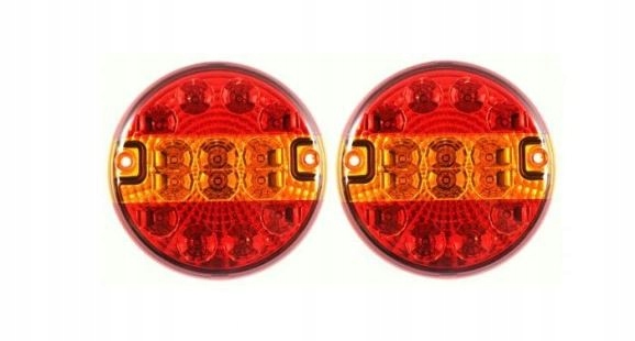 Nuove Luci Posteriori A LED Rotonde 20LED 12V/24V Per Indicatore Di Stop Hamburger Per Rimorchio Camion Caravan Furgone Atv Autobus~p61037667 - Foto 10