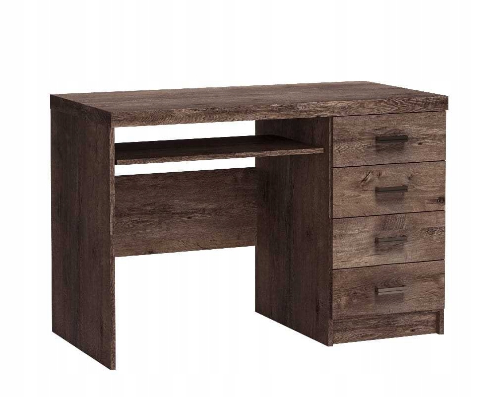 Klasický psací stůl Velaro Kabinet Kancelář Pro Mládež Jasan Tmavý
