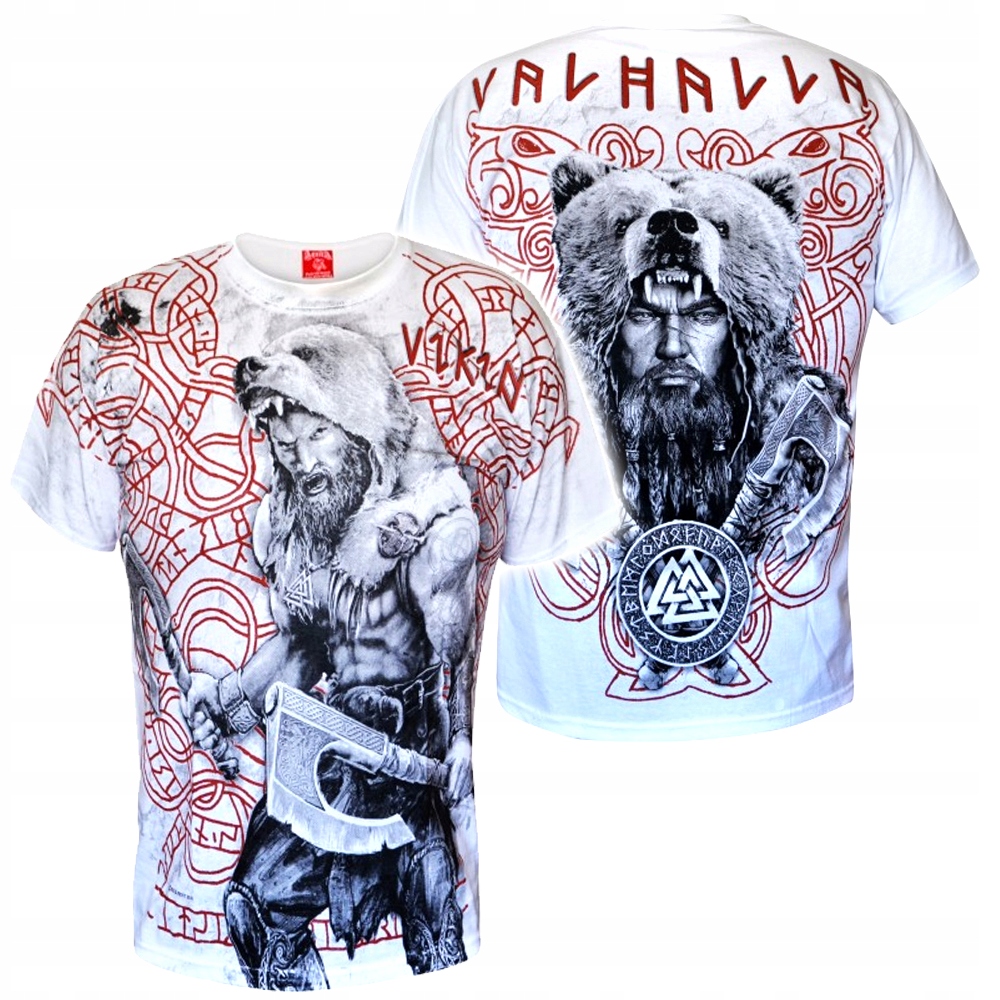 

Koszulka męska t-shirt Viking Valhalla Hd r.XL