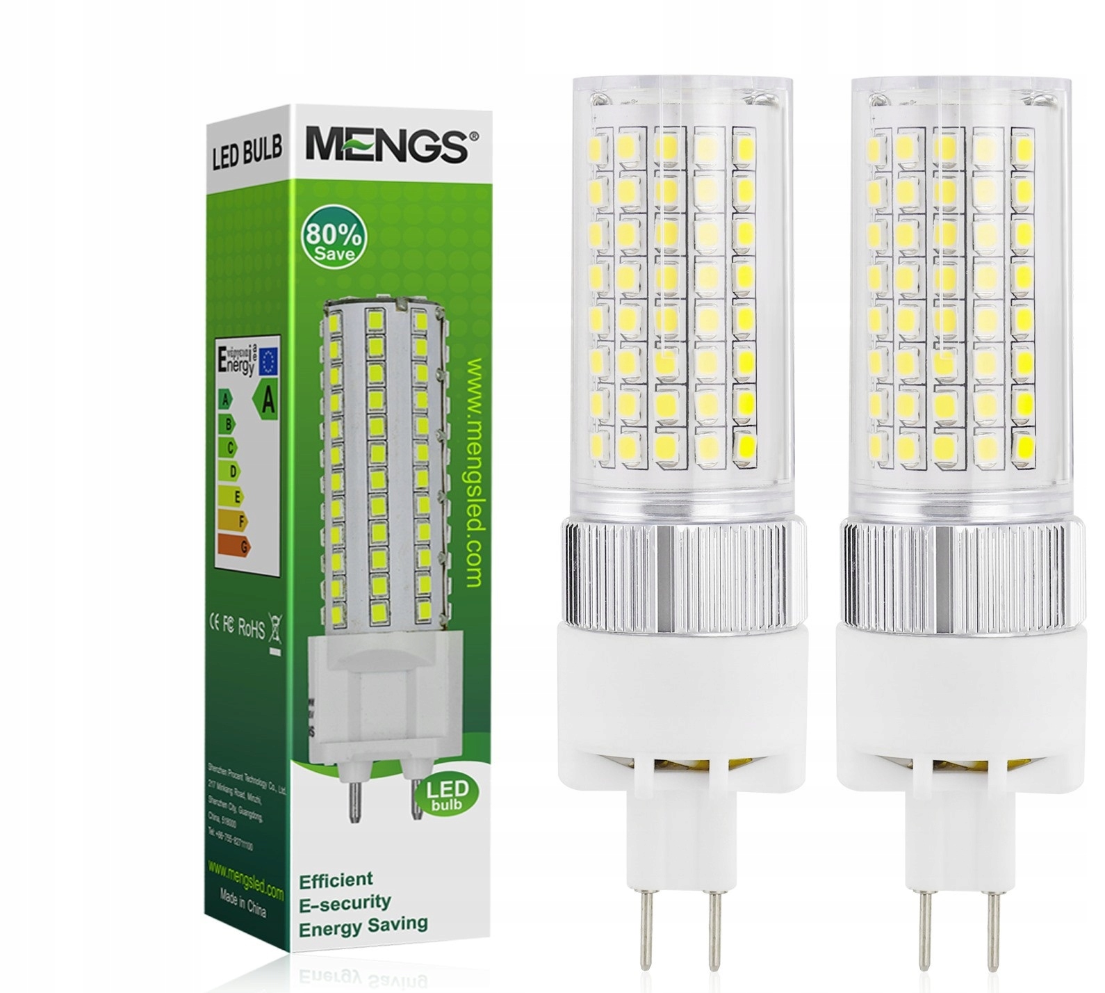 Żarówka LED G8.5 12W=96W Neutralna Biel 2szt