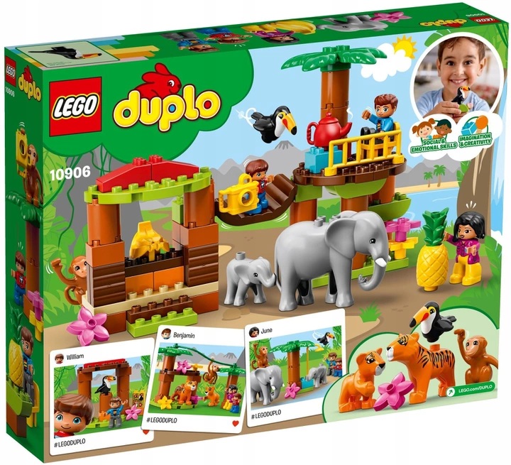LEGO KLOCKI DUPLO 10906 TROPIKALNA WYSPA Bohater brak