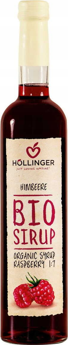 Levně Malinový Sirup Bio 500 ml Hollinger