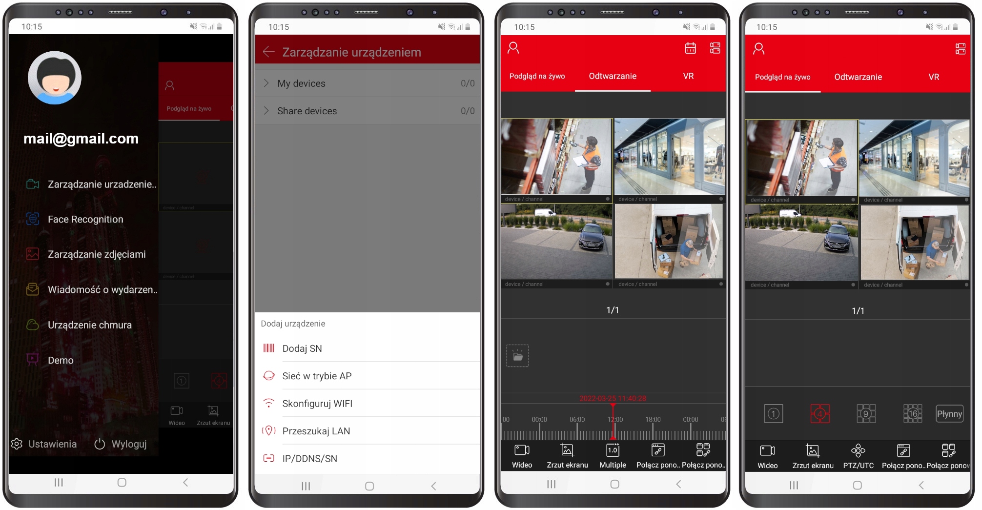 ZESTAW DO MONITORINGU 4 KAMERY WIFI 5Mpx ZEWNĘTRZNE APLIKACJA DVS Technologia IP