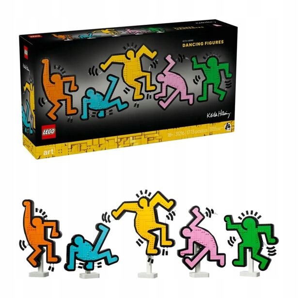 Lego Art 31216 Keith Haring Tančící postavy