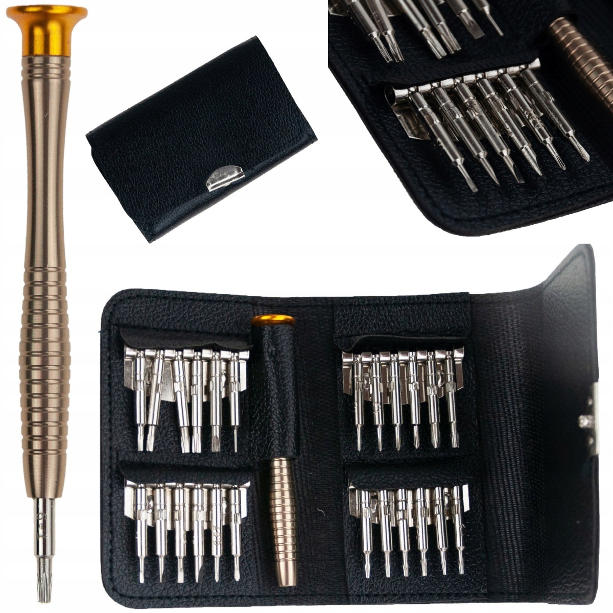 

Zestaw Precyzyjnych Śrubokrętów 25W1 Torx Etc Etui
