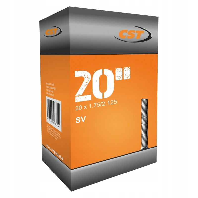 

Cst Dętka 20 x 1,75/1,95/2,125 Av 40mm Samochodowy