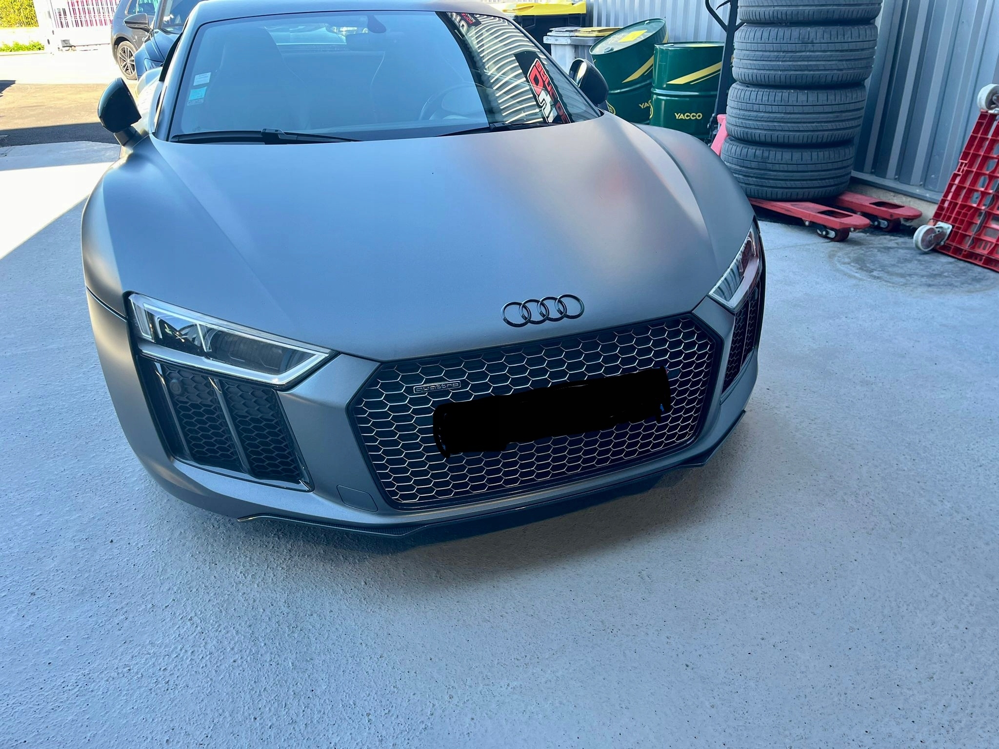 front bumper complete Front Bumper Audi R8 4S Carbon