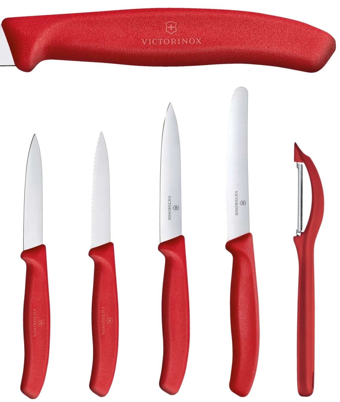 

Victorinox zestaw 4 noże i obieraczka 7.6075.1