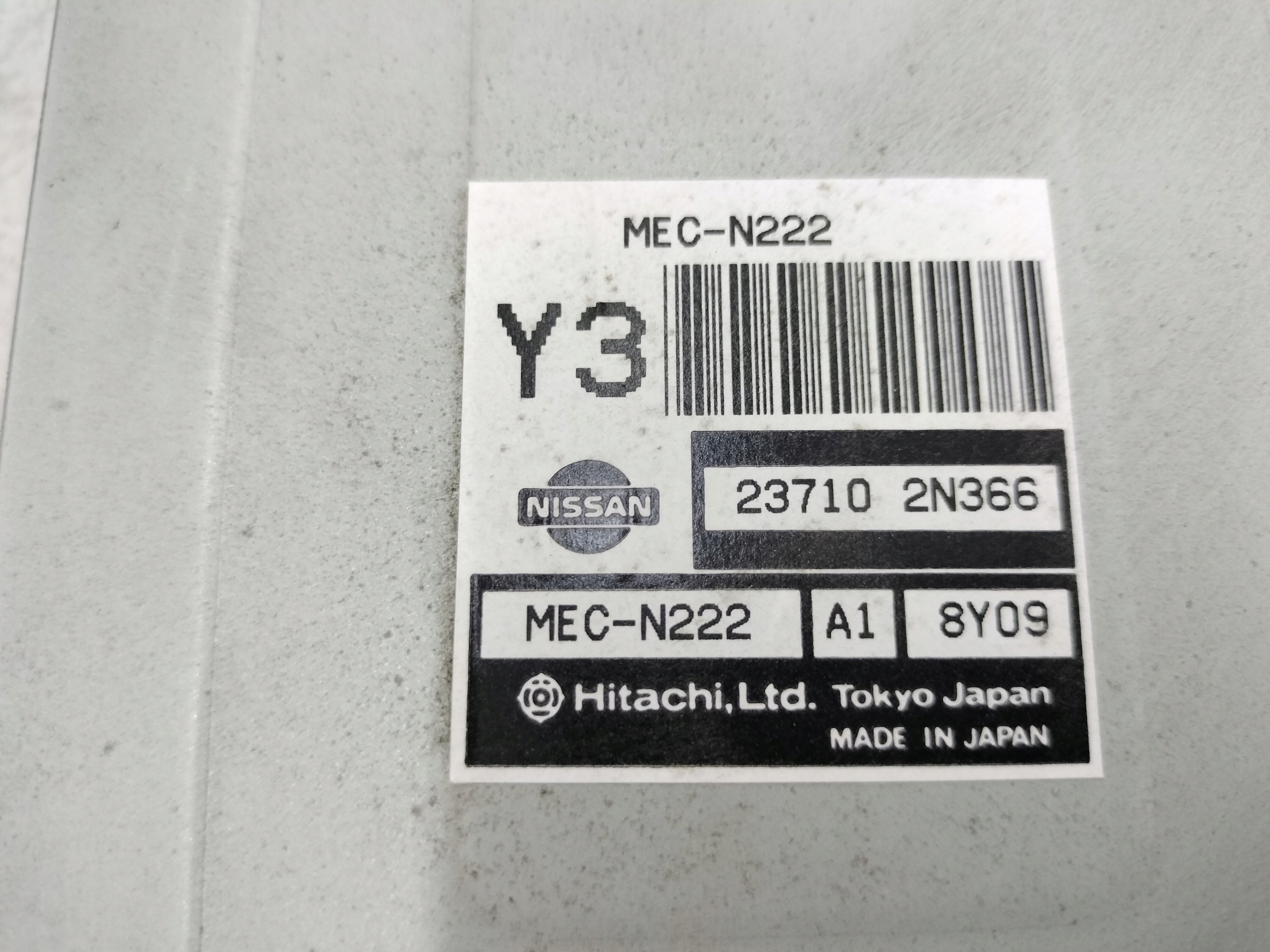 ECU NISSAN ALMERA 1.4 16V 237102N366