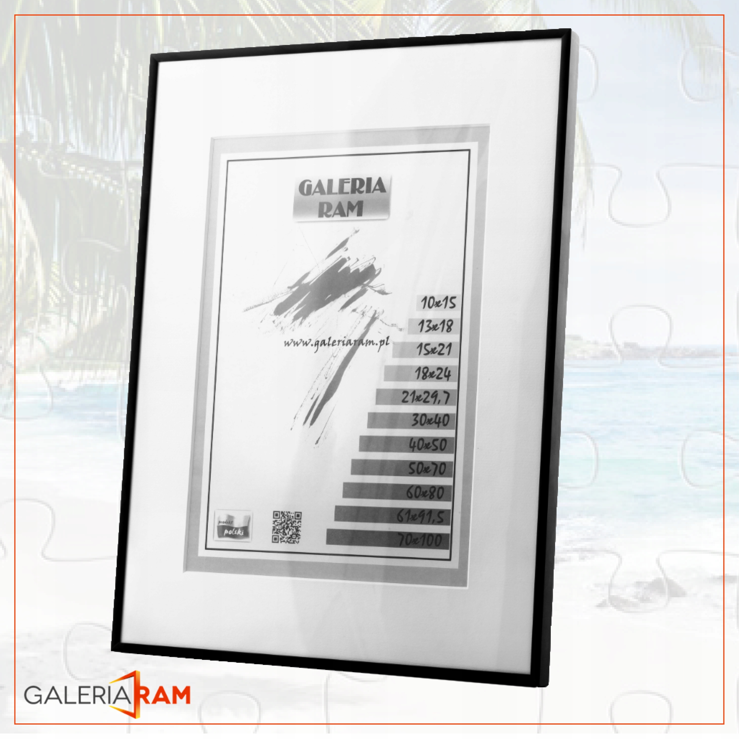 Rama,ramka ALUMINIOWA 80x120 - alu G - 5 kolorów- Rodzaj ramka na jedno zdjęcie