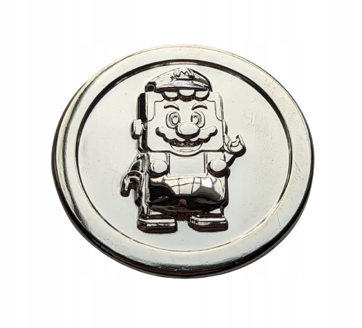 

Lego 5006396silver Moneta Srebrna Mario 1szN