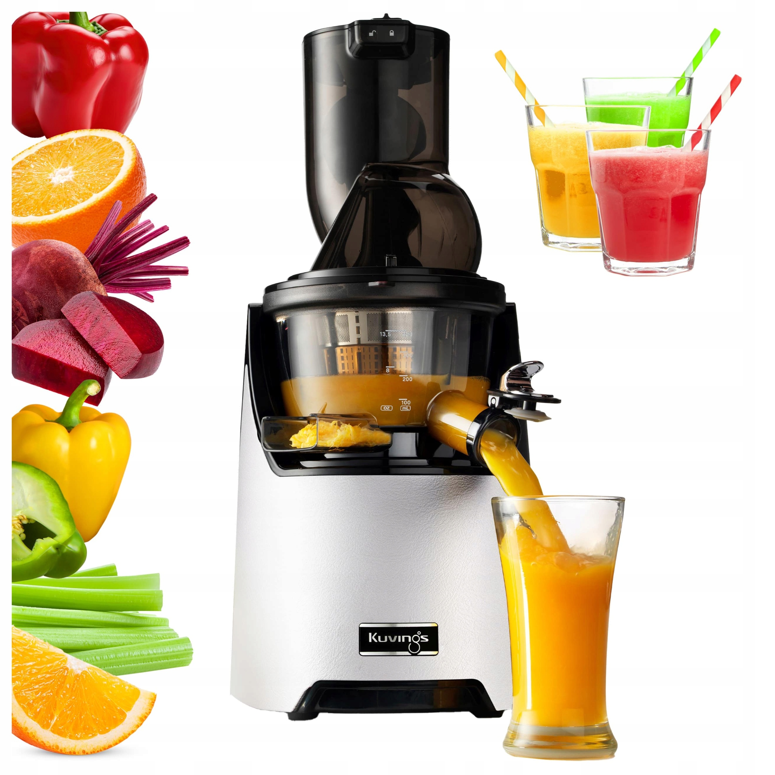 WYCISKARKA WOLNOOBROTOWA BIAŁA KUVINGS EVO820 PLUS