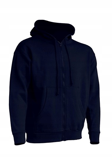 

Bluza Dresowa Jhk Zamek z Kapturem Hood Navy Xs