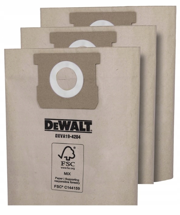 Dewalt Worki Do Odkurzacza DXV20PTA, DXV20P, DXV23PL, DXV20S, DXV25S S