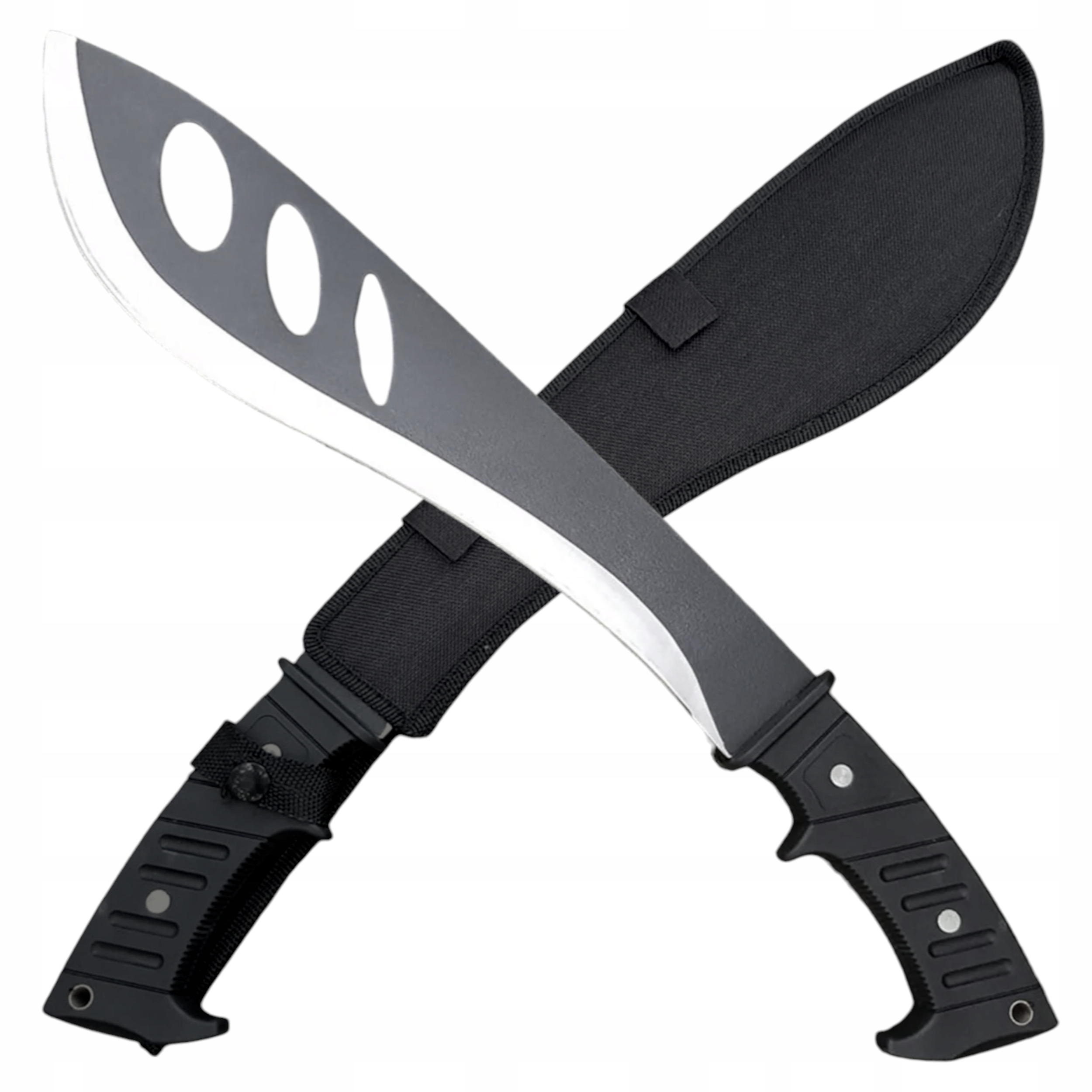 Kukri Maczeta Wodza 42,5cm Wojskowa do Karczowania ze Stali z Kaburą Duża