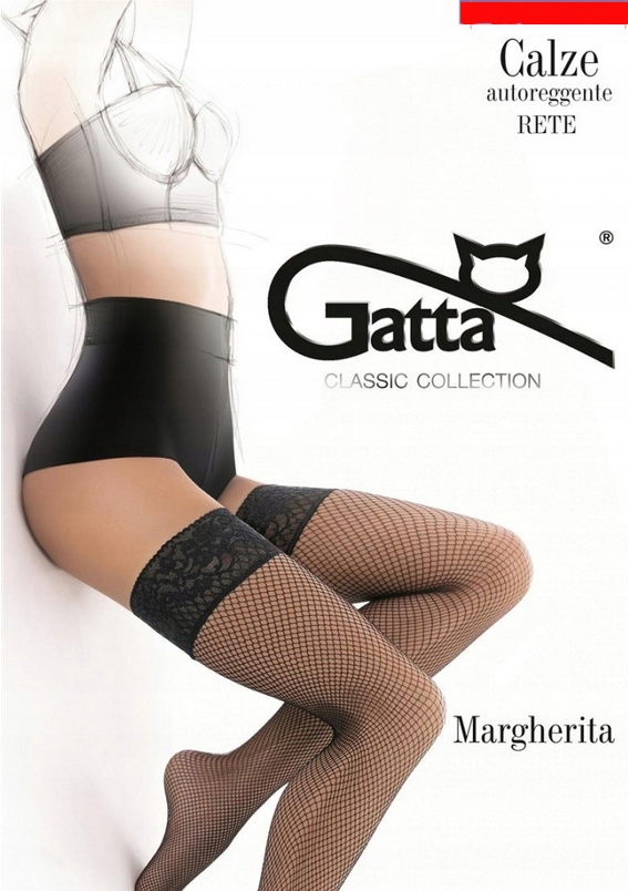 

Pończochy Gatta Margherita Kabaretki 3/4 Czerwone