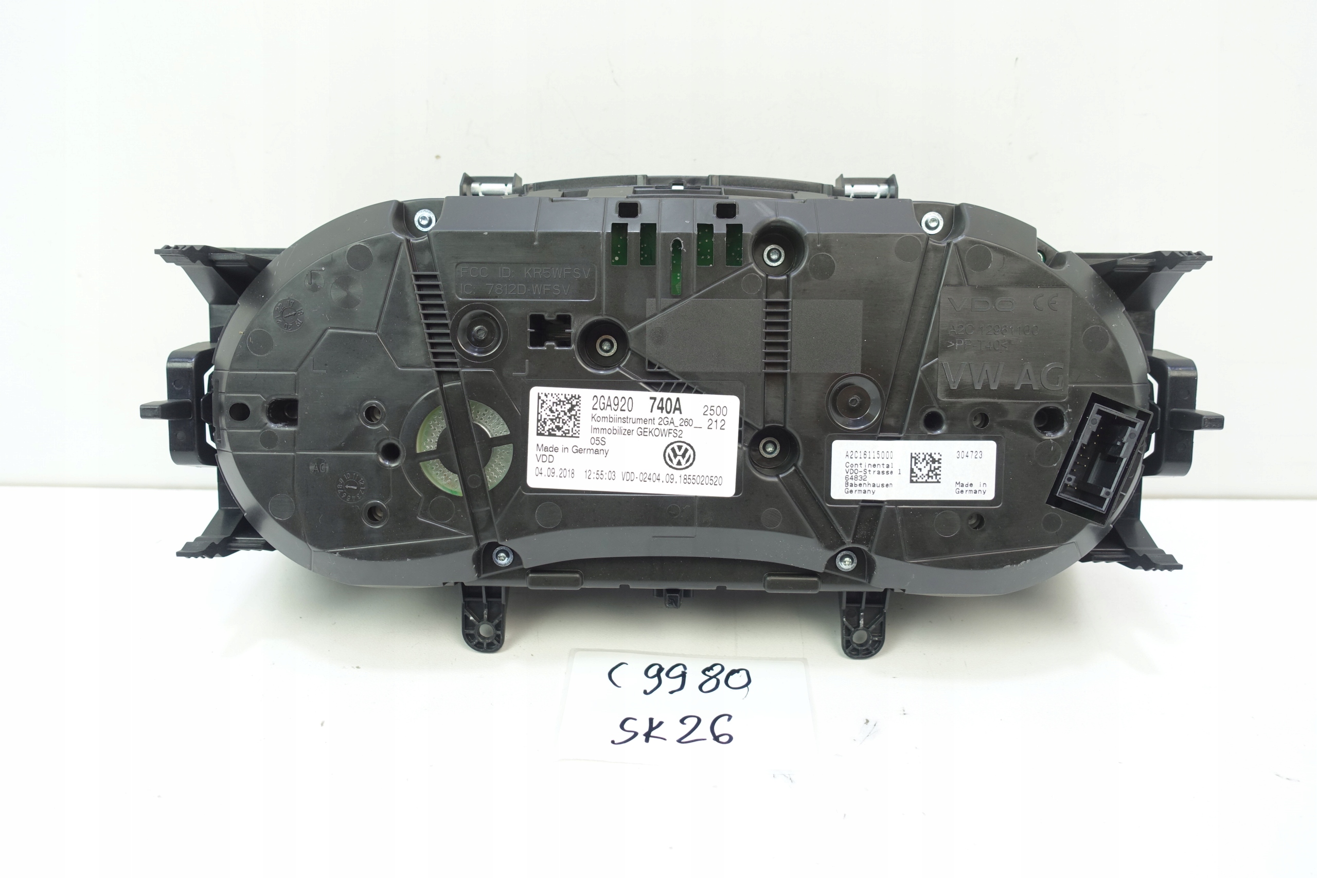 dials dials VW T-ROC 2GA 60692KM 2GA920740A