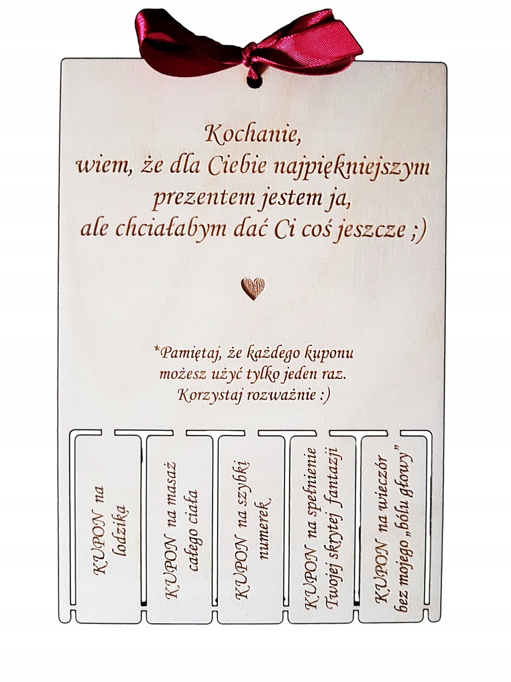 

Prezent na urodziny dla męża, bon, kupon