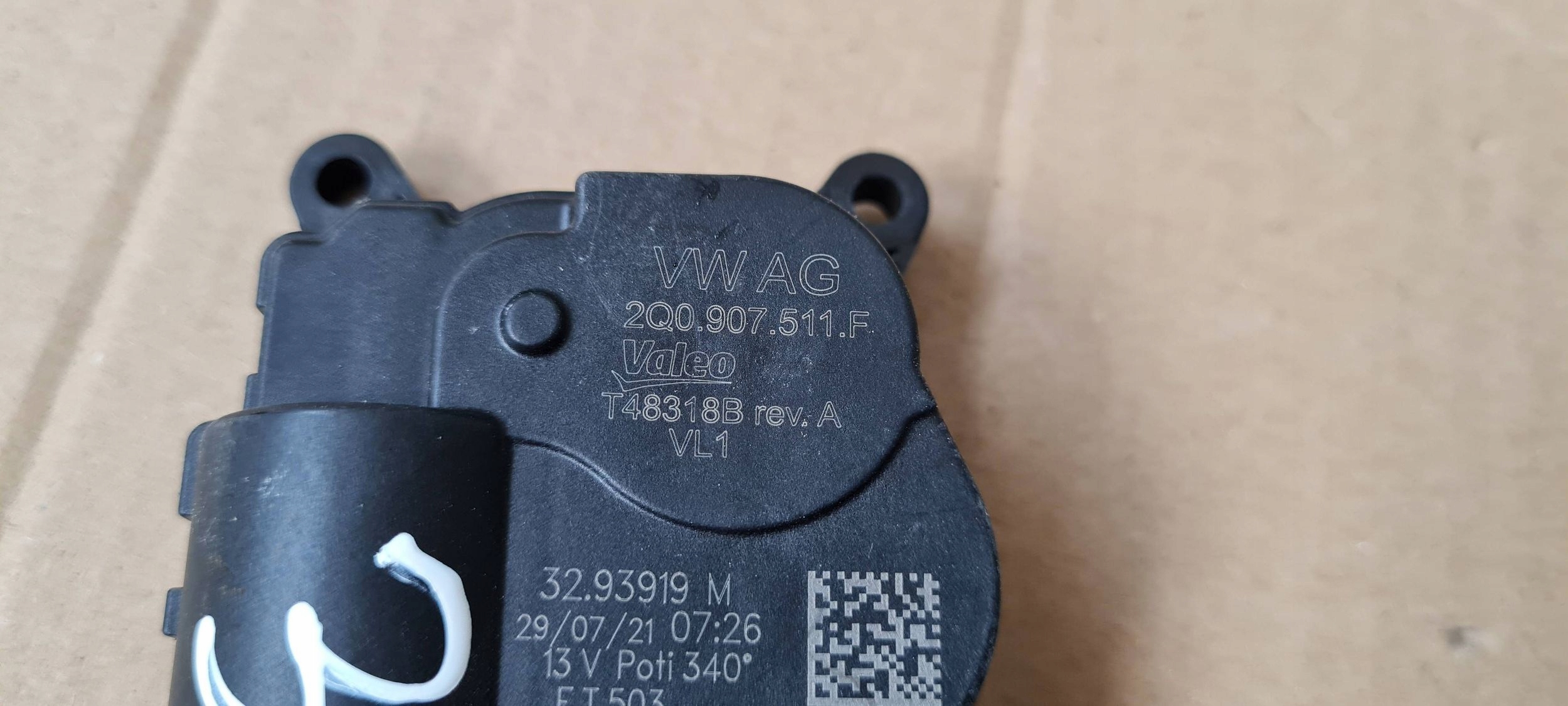 Q3 83A Micro moteur Bouches buses Bloc de chauffage complet 2Q0907511F VW AUDI