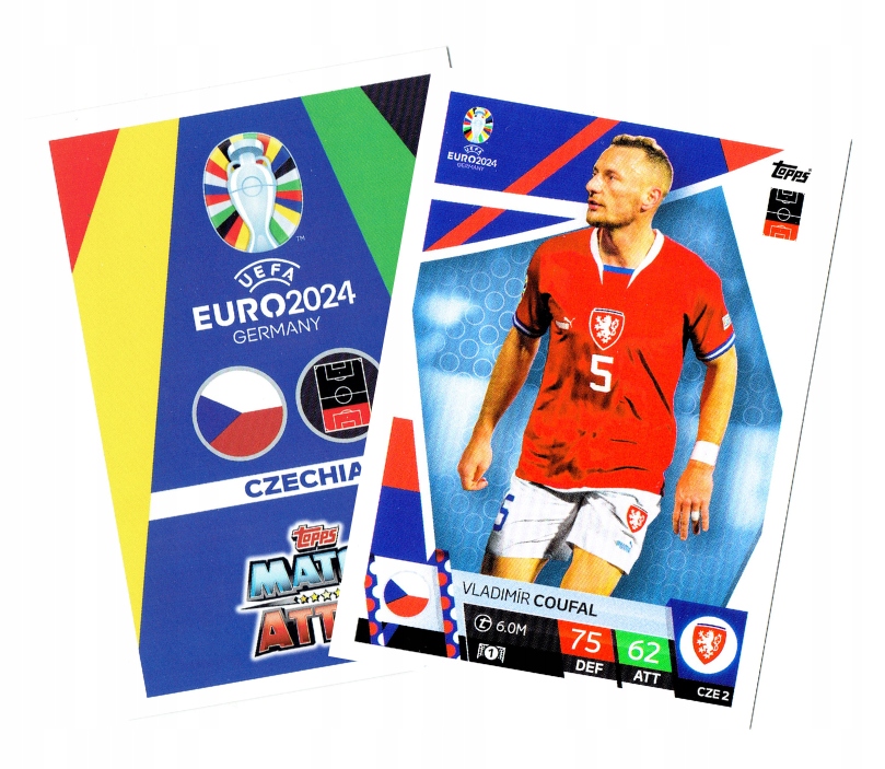 Topps Match Attax Euro 2024 Team Mate CZE2 Vladimir Coufal Czechy