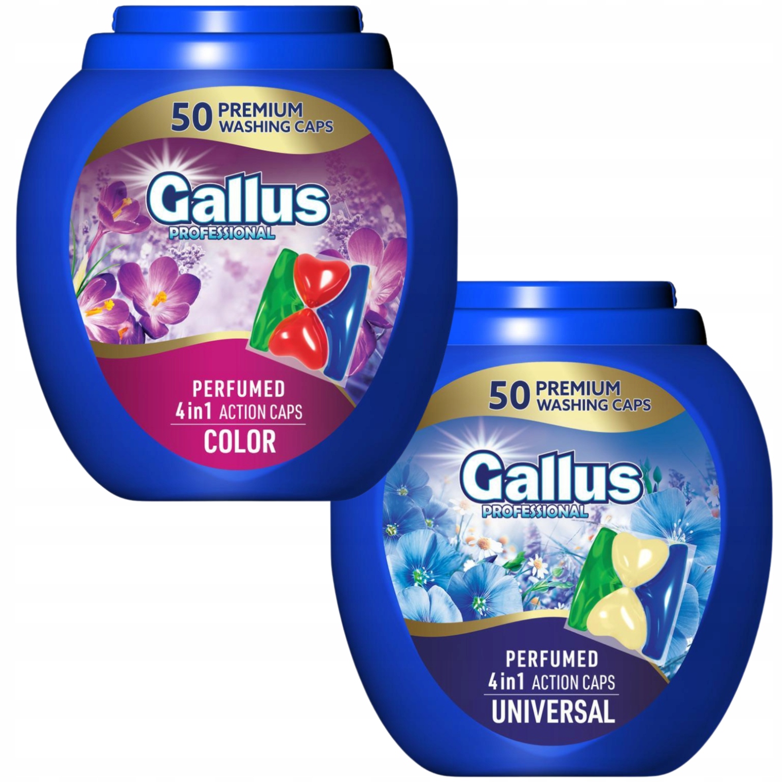 2 x Gallus Color Universal 50 kapslí kapsle, univerzální barevné kapsle