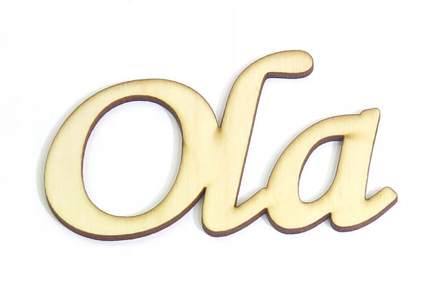 DECOUPAGE IMIĘ WYRAZ NAPIS LICZBA WYS. 6cm OM Marka Smart laser