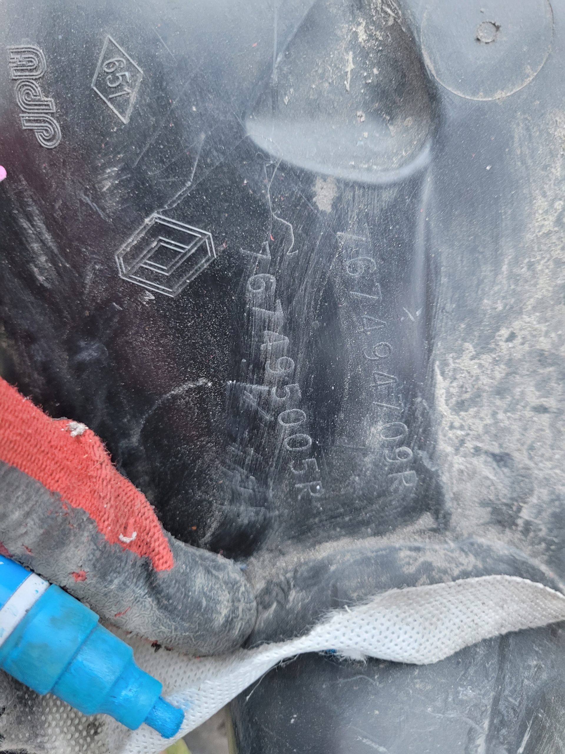 mudguard rear. rear part left SMART FORFOUR II