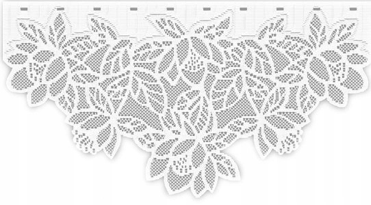 

Mg Ażur Kwiaty panel 60x35cm 2 w 1 zazdrostka pol