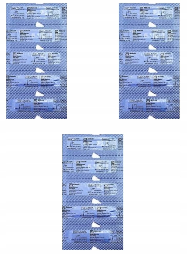 

15 Szt Paski Do Glukozy Cukru Optium Xido