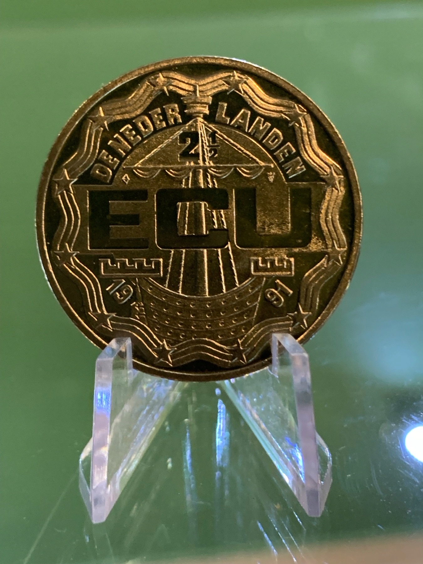 Holandia 2 1/2 ECU 1991