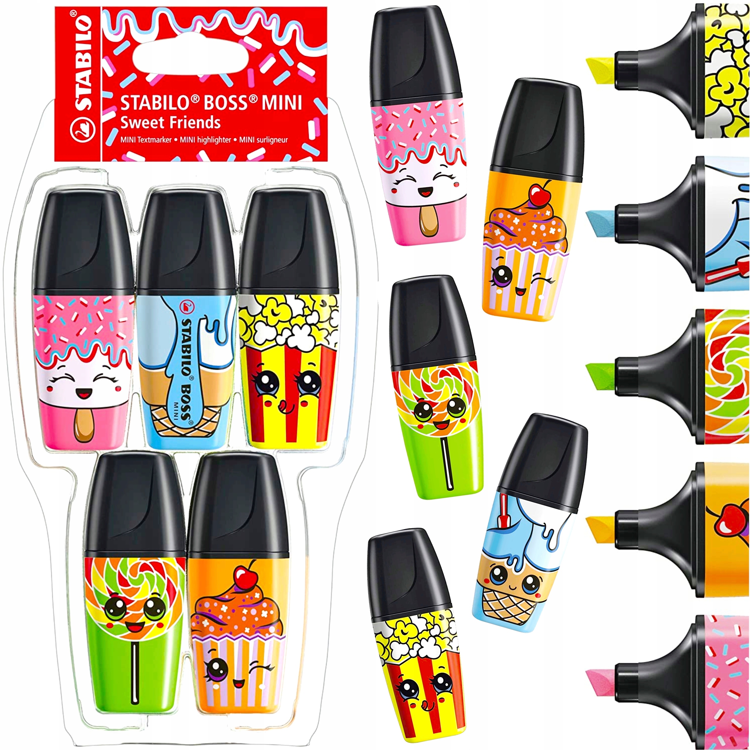 

Zakreślacz Stabilo Boss mini Sweet Friends 5 szt