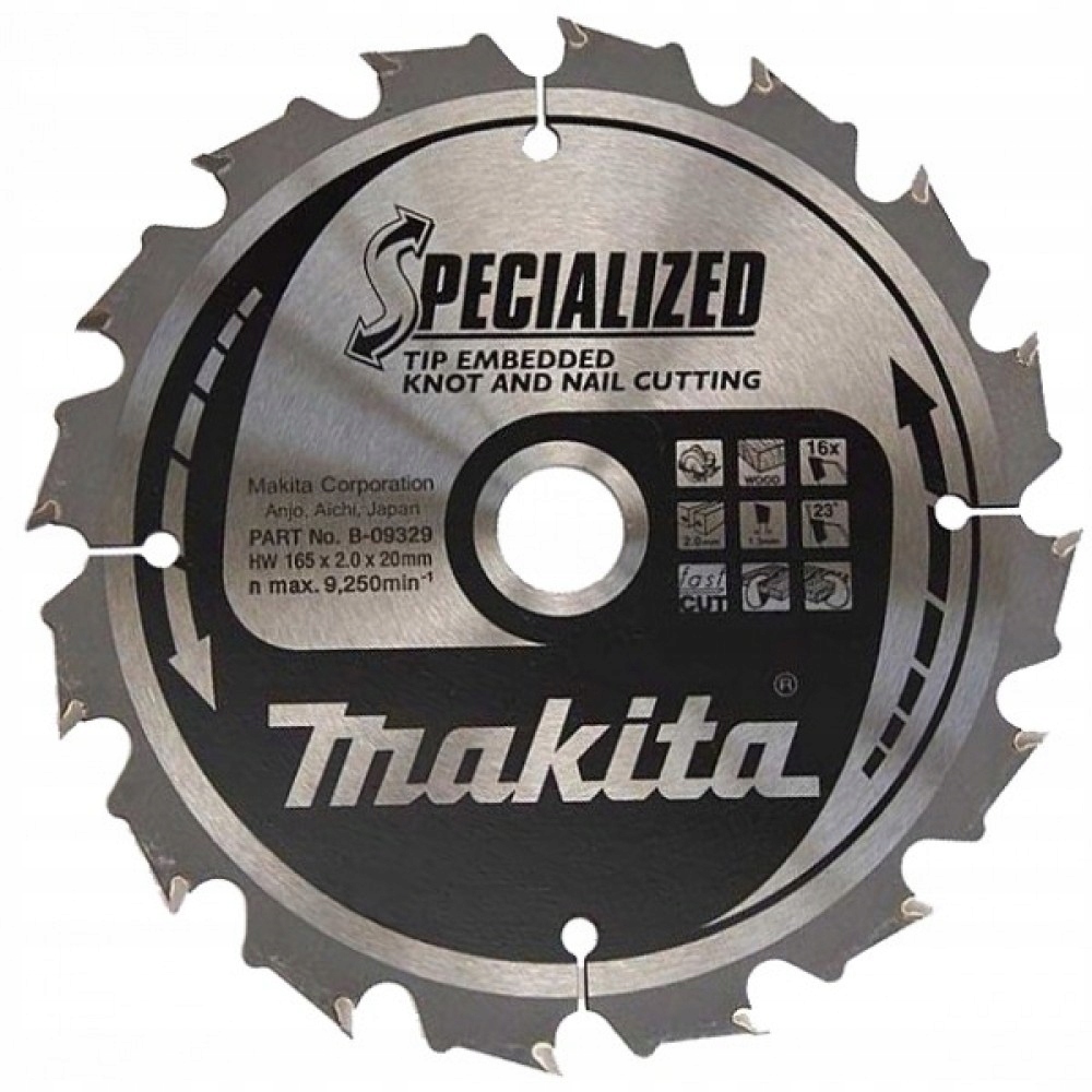 Makita Kotoučová Pila 270x30x40z Specializované Dřevo (s Hřebíky A Sukami)