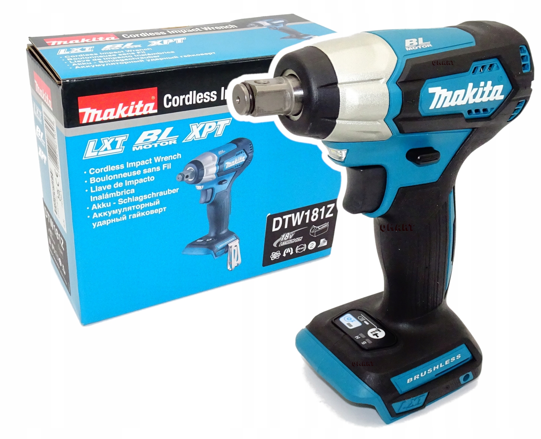 

Makita DTW181Z Klucz Udarowy Kompaktowy 18V 210Nm