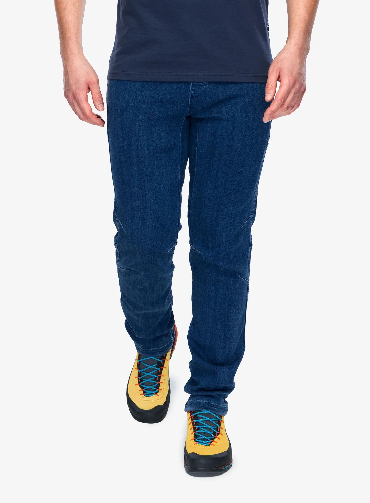 Lezecké kalhoty Rafiki Torre II tmavě modrý denim, velikost L