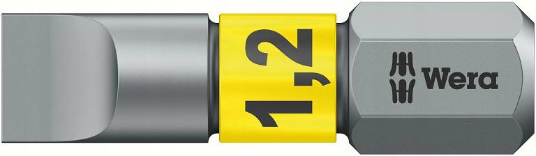 

Bit płaski 1,2x6,5mm 800/1 Btz Wera 056068