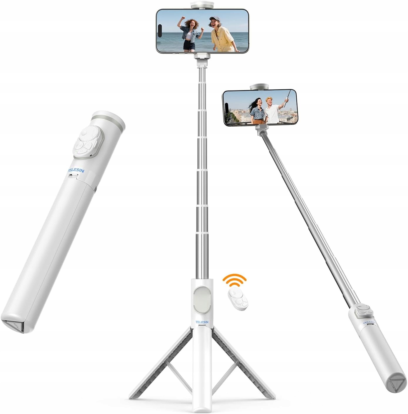Statyw Do Telefonu Wysuwany 130CM Selfie Stick Pilot Nagrywanie Kamera