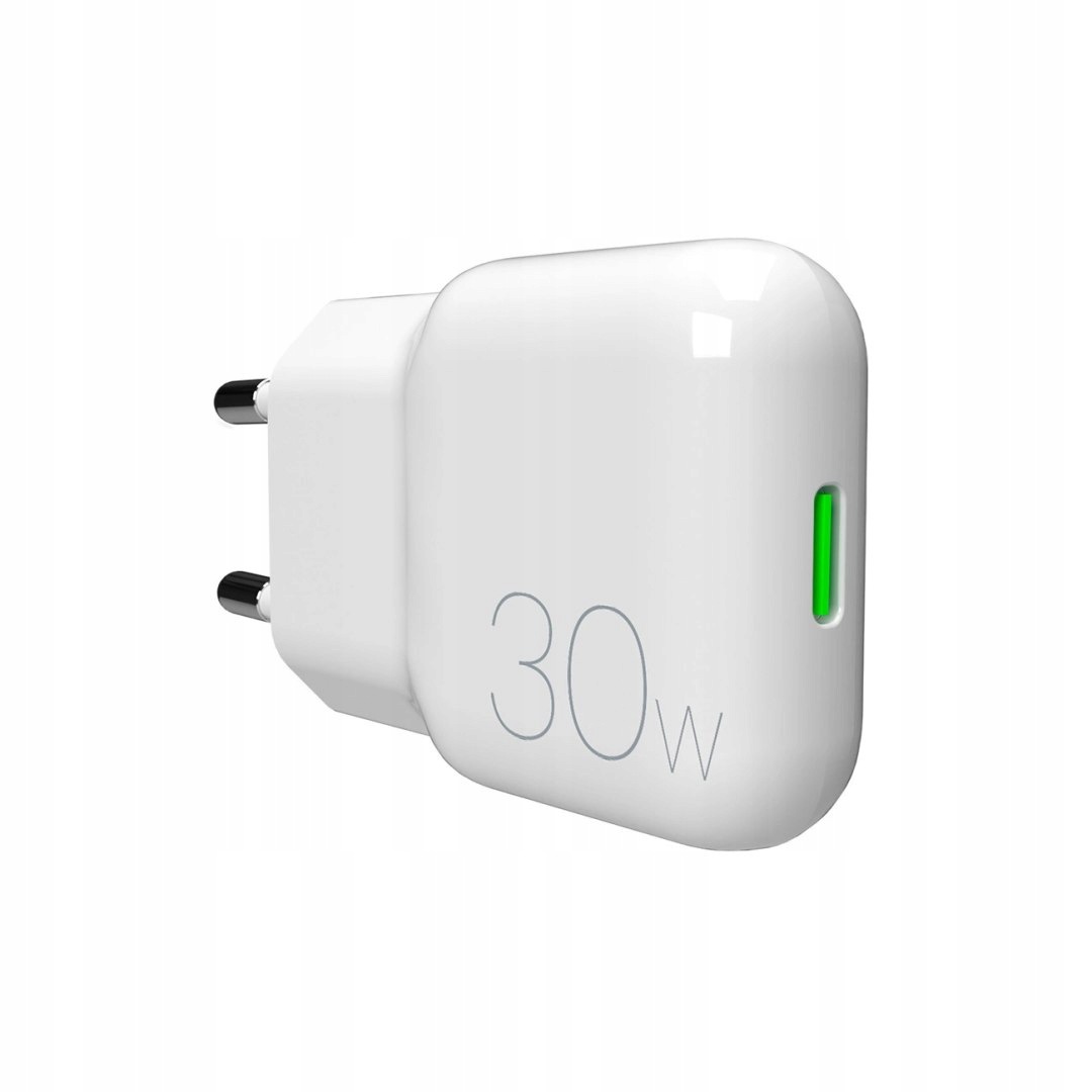 Ładowarka sieciowa GaN Puro Slimpro 30W Usb-c biała
