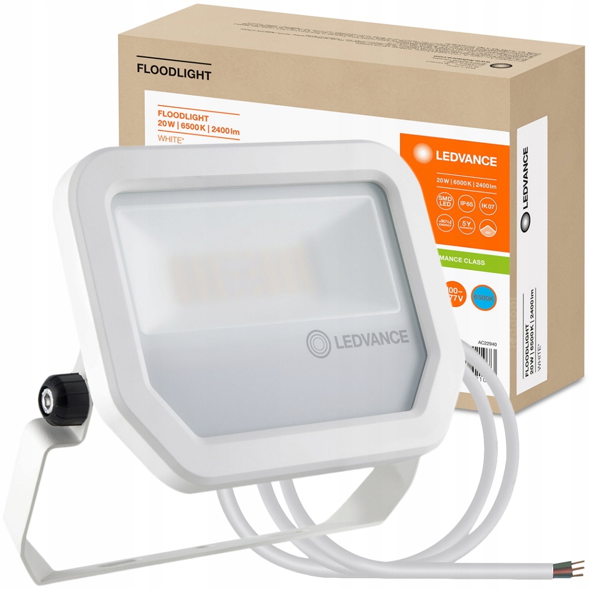 Naświetlacz HALOGEN LED 20W 6500K Biały LEDVANCE